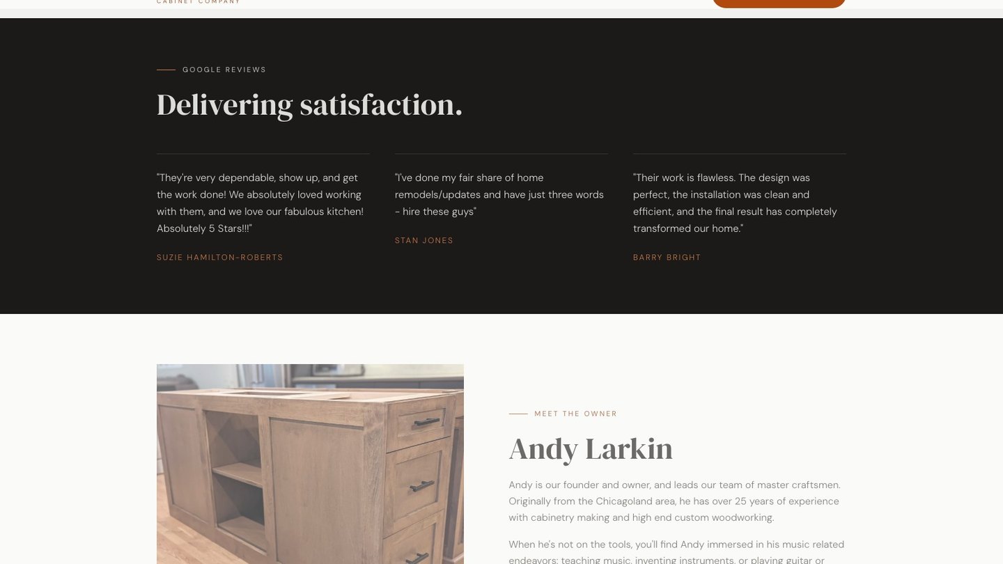 The spaces section of the new homepage